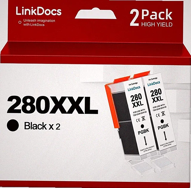 Canon PGI-280XXL Black Ink Cartridge 2 Pack