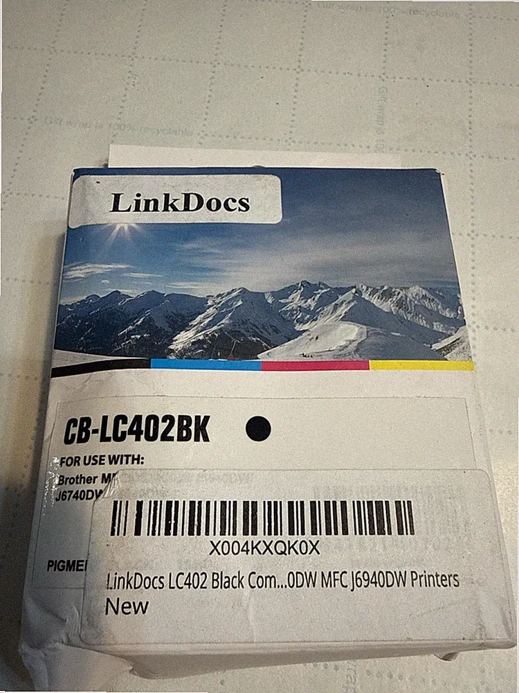 CB-LC402 Black PRINTER INK LinkDocs NEW SEALED