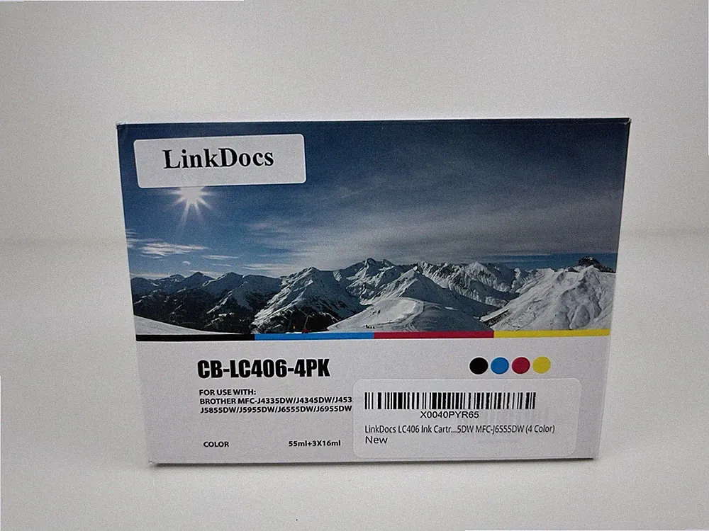 CB-LC404-4PK PRINTER INK LinkDocs NEW SEALED
