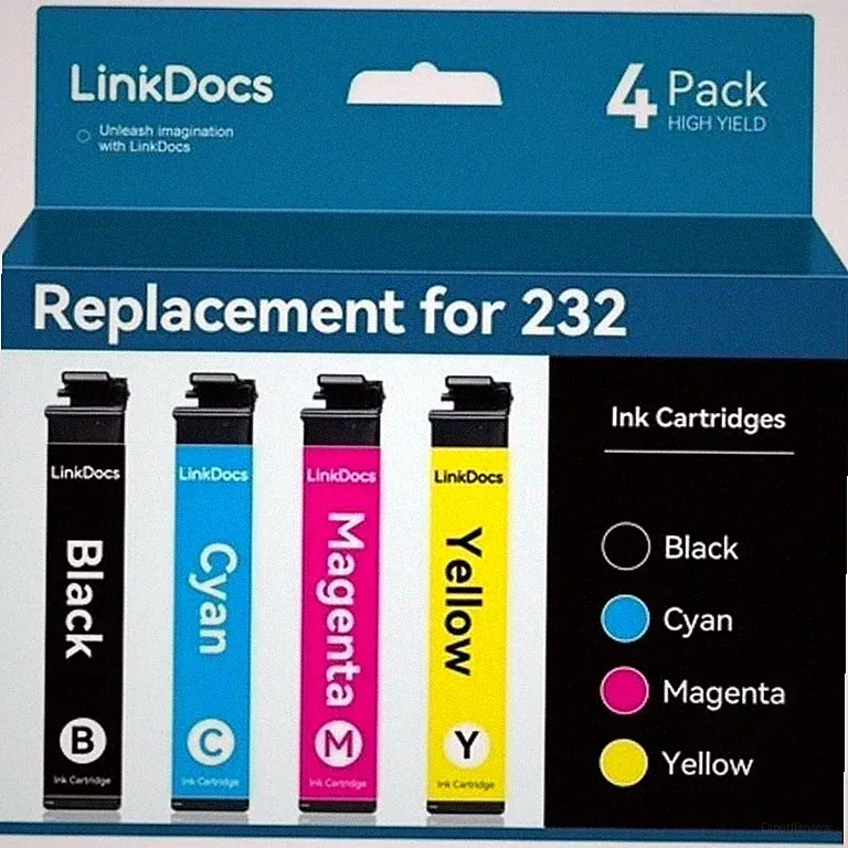 New 232 Printer Ink for Epson 232XL Fits XP-4200 XP-4205 WF-2930 WF-2950